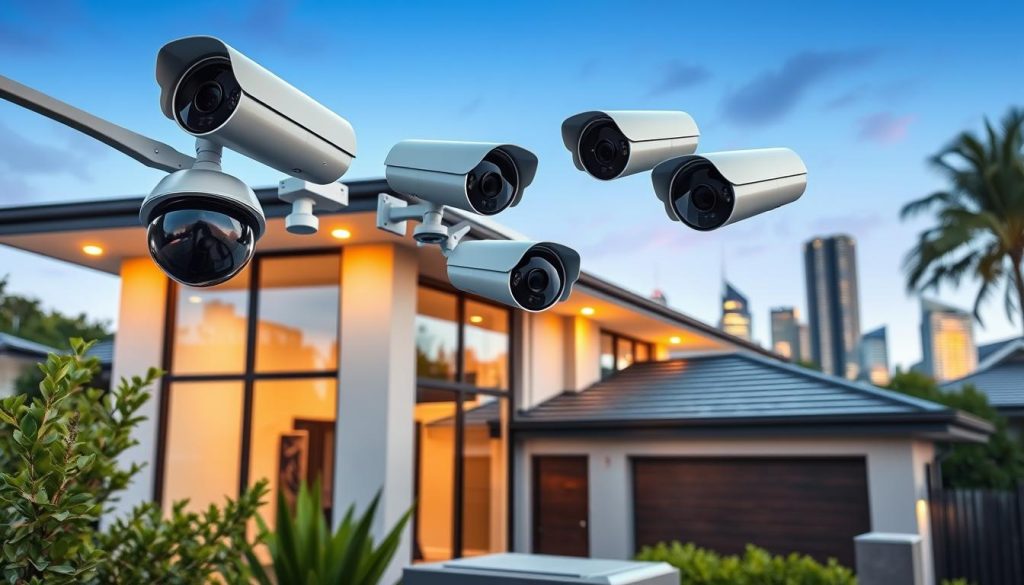 CCTV cameras monitoring a Melbourne property
