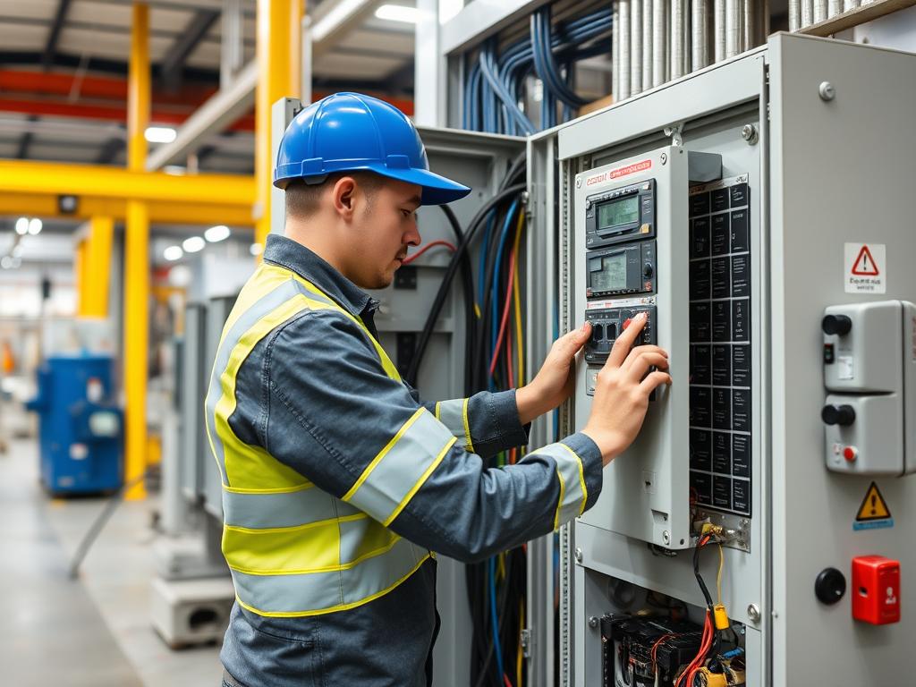 Commercial electrician services for industrial facilities in Melbourne