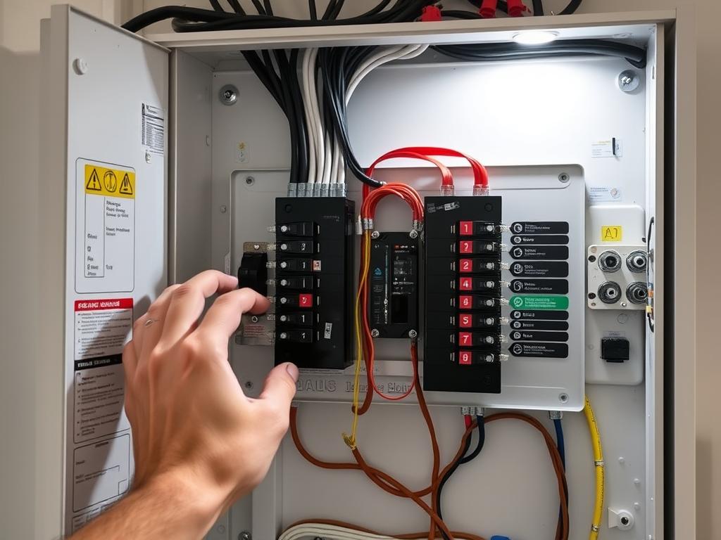 Residential switchboard installation in Melbourne home Residential switchboard installation in Melbourne home