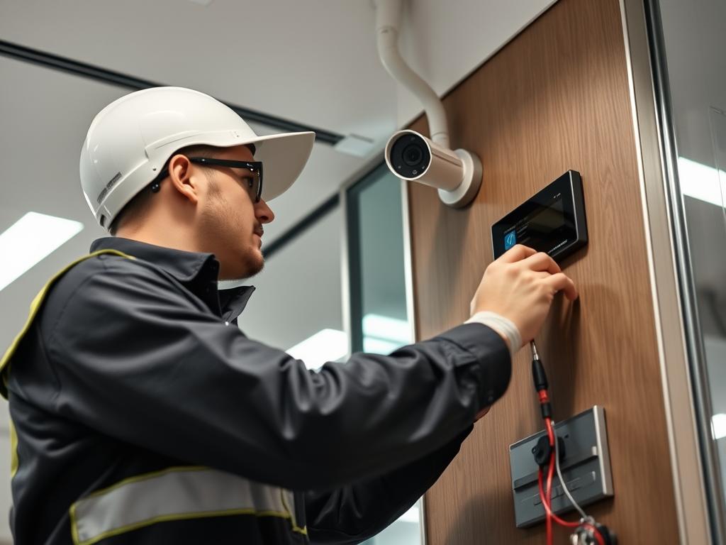 Security and safety systems by commercial electrician in Melbourne